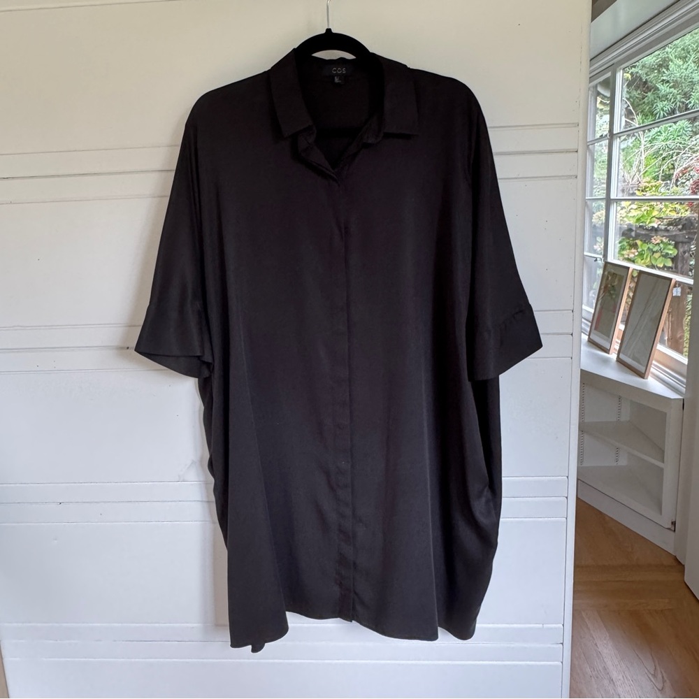 COS button down shirt dress